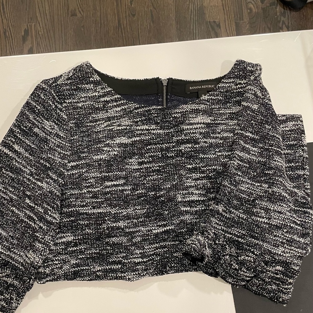 Banana Republic Tweed Top